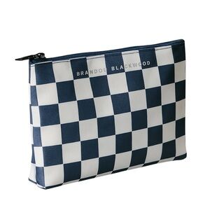 Brandon Blackwood X American Airlines Premium Economy Checkered Amenity Kit Bag